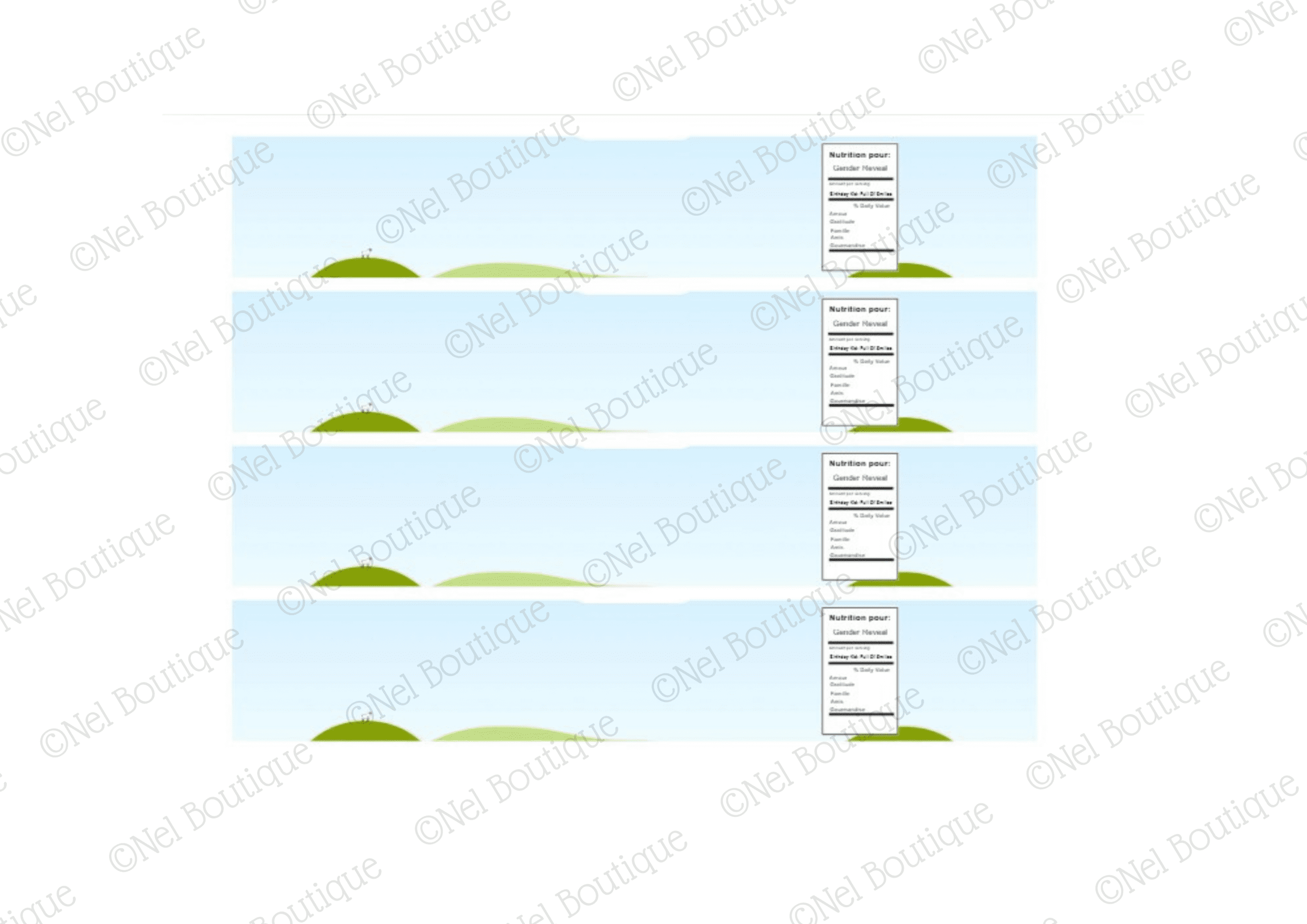 Kit papeterie gourmandises personnalisées – Image 10