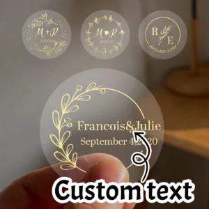 Etiquettes mariage personnalisables