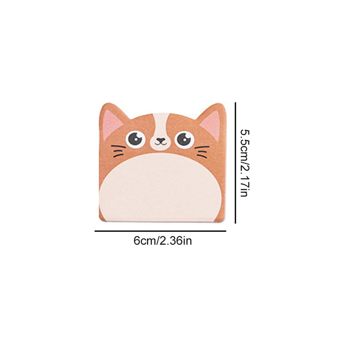 Post-it animaux kawaii. Lot de 12 – Image 2