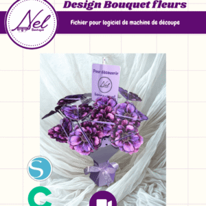 Fichier numérique Bouquet fleurs