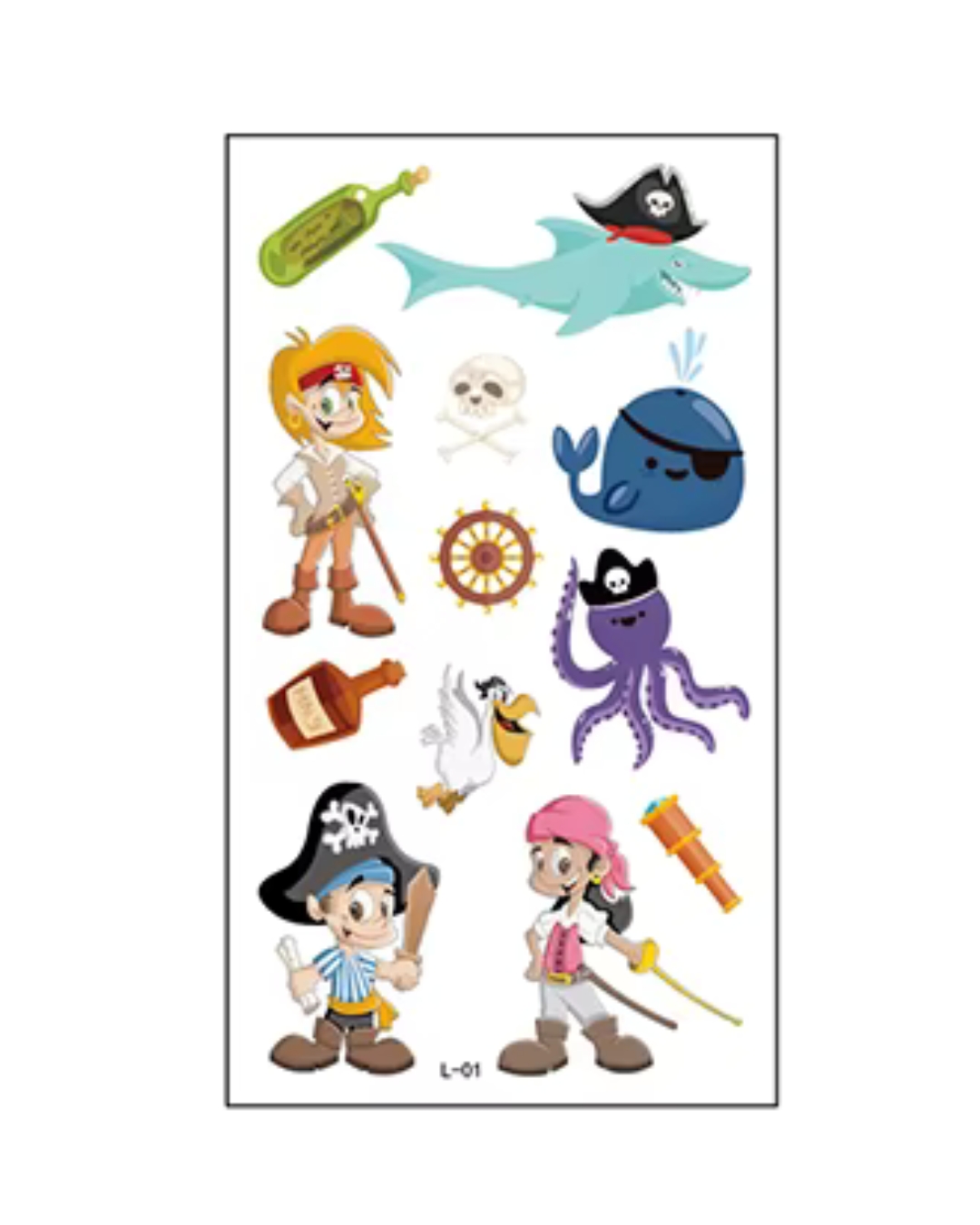 Stickers pirate.10 planches – Image 2
