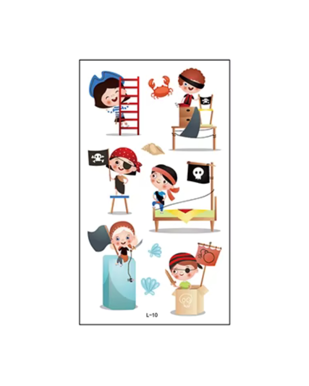 Stickers pirate.10 planches – Image 11
