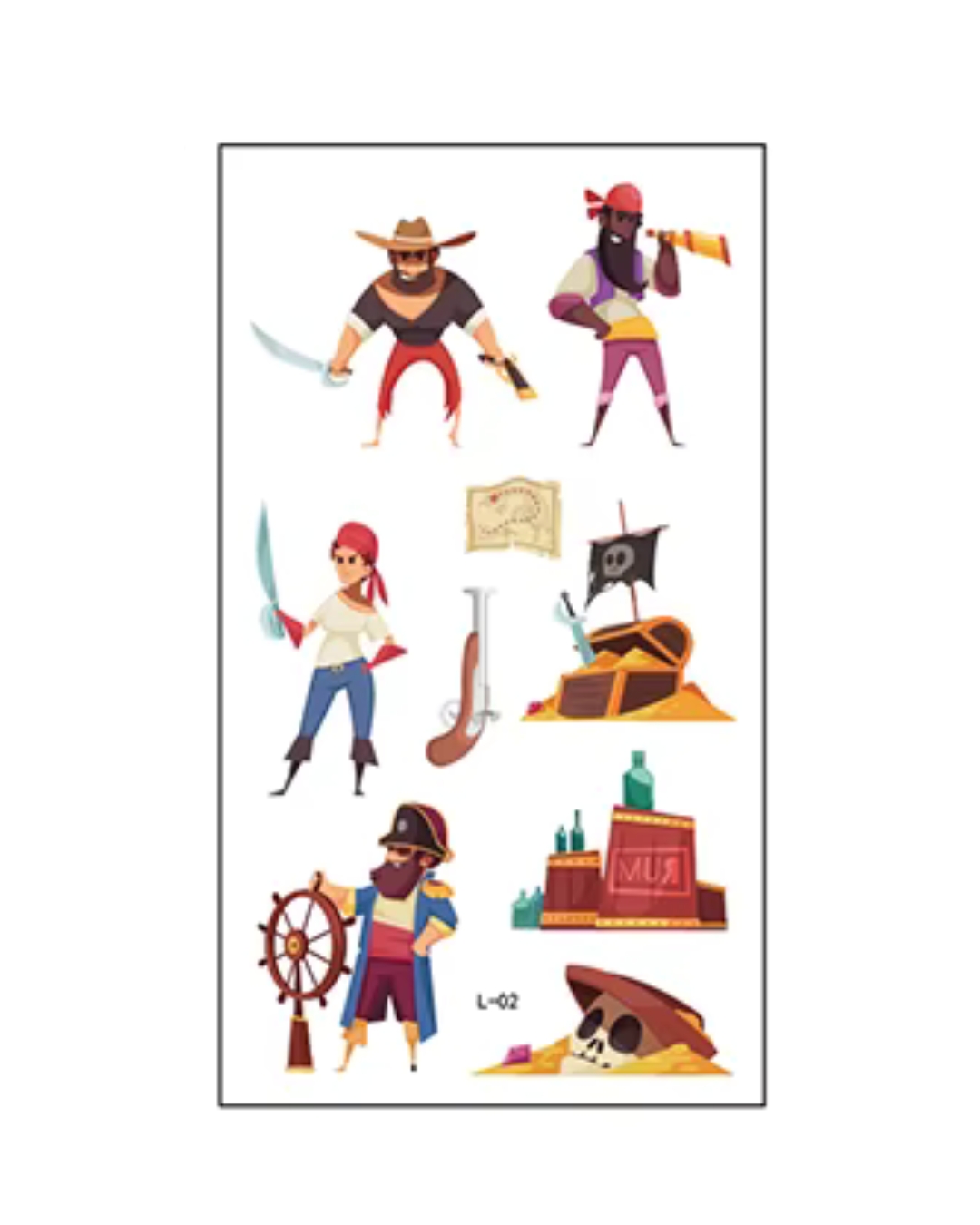 Stickers pirate.10 planches – Image 3