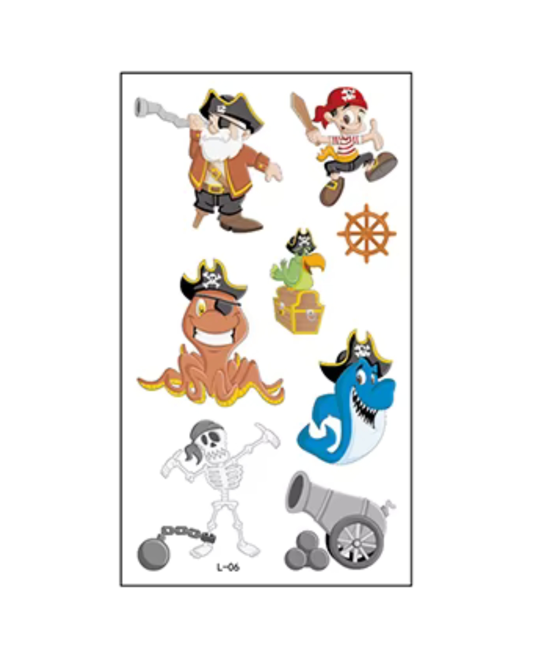 Stickers pirate.10 planches – Image 7