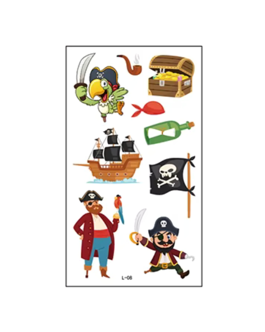 Stickers pirate.10 planches – Image 9