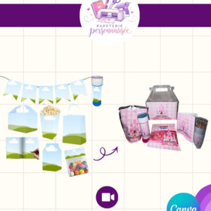 Kit templates Sweet Table